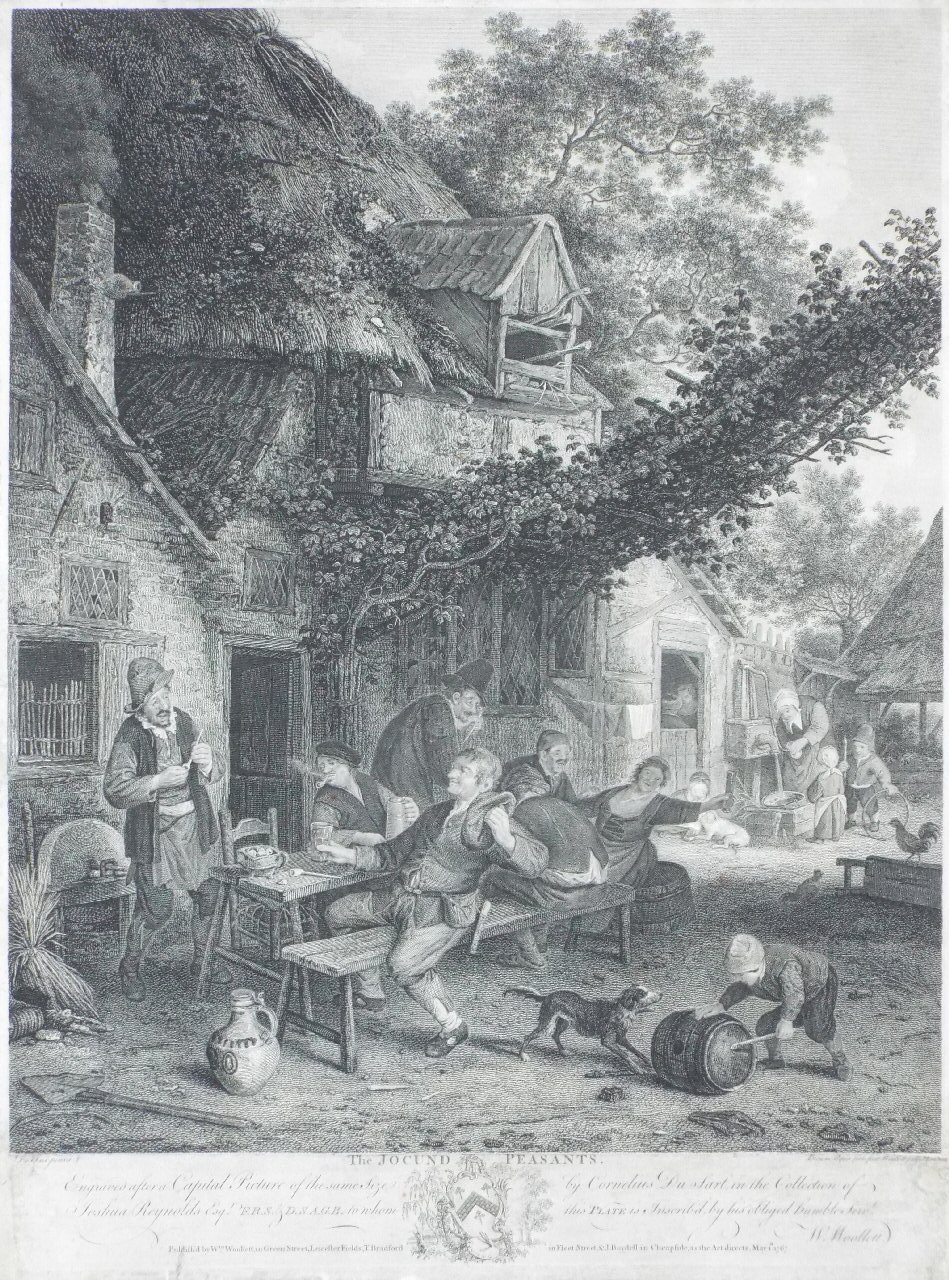 Print - The Jocund Peasants. - Woollett